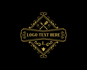 Luxury - Elegant Restaurant Cuisine logo design