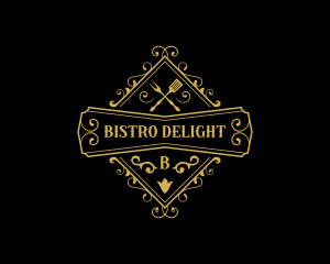 Elegant Restaurant Cuisine logo design