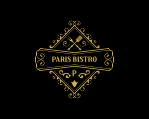 Elegant Restaurant Cuisine logo design