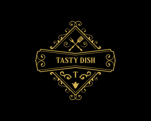 Elegant Restaurant Cuisine logo design