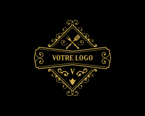 Bar - Elegant Restaurant Cuisine logo design