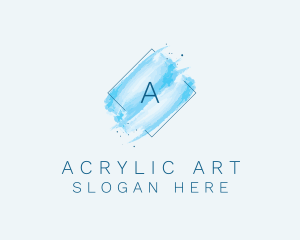 Watercolor Art Paint logo design