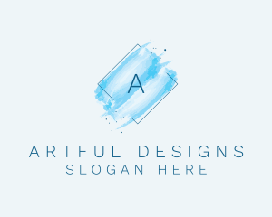 Watercolor Art Paint logo design