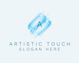 Watercolor Art Paint logo design