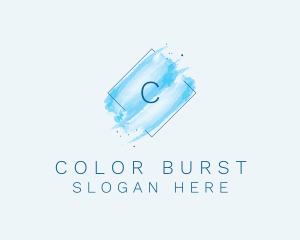 Watercolor Art Paint logo design