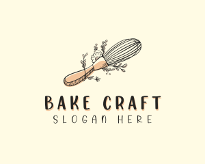 Whisk Baking Baker logo design