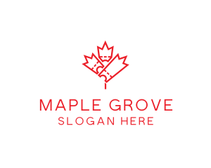 Canadian Maple Tickets logo design