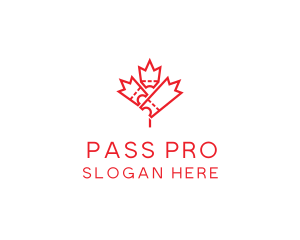 Pass - Canadian Maple Tickets logo design