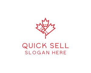 Canadian Maple Tickets logo design