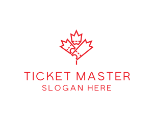 Ticket - Canadian Maple Tickets logo design