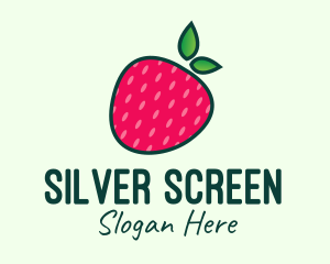 Red - Red Organic Strawberry logo design