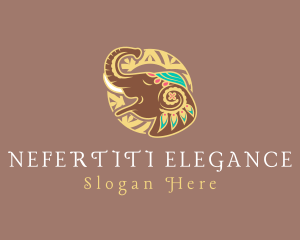 Fancy Elegant Elephant  logo design