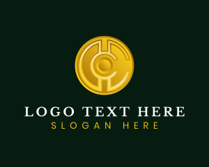 Insurance - Financial Coin Medallion Letter C logo design