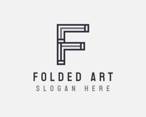 Strong Minimal Letter F logo design