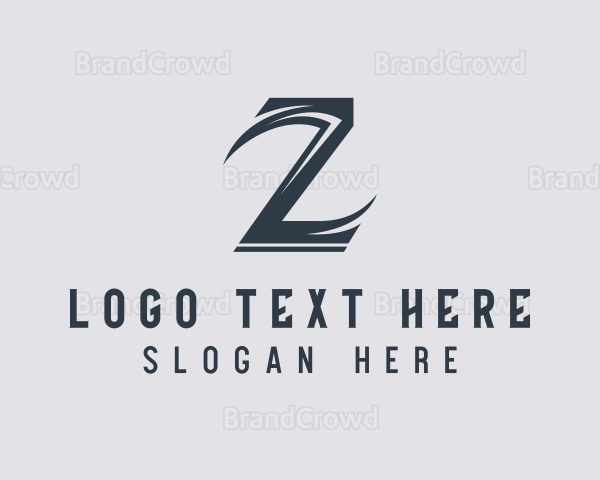 Professional Business Letter Z Logo