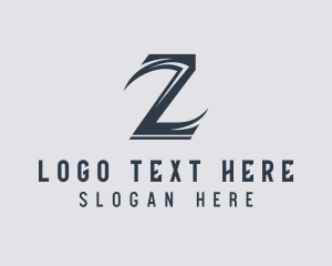 Shipping - Professional Business Letter Z logo design