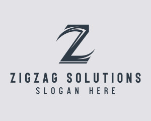 Professional Business Letter Z logo design