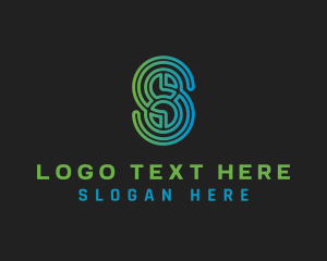Cyber - Digital Tech Software logo design