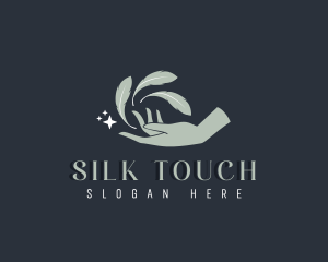 Nature Spa Hand logo design