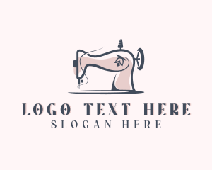 Embroidery - Sewing Machine Tailoring Alteration logo design