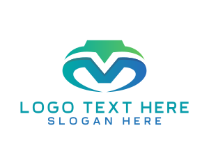 Automotive - Modern Futuristic Letter VM logo design