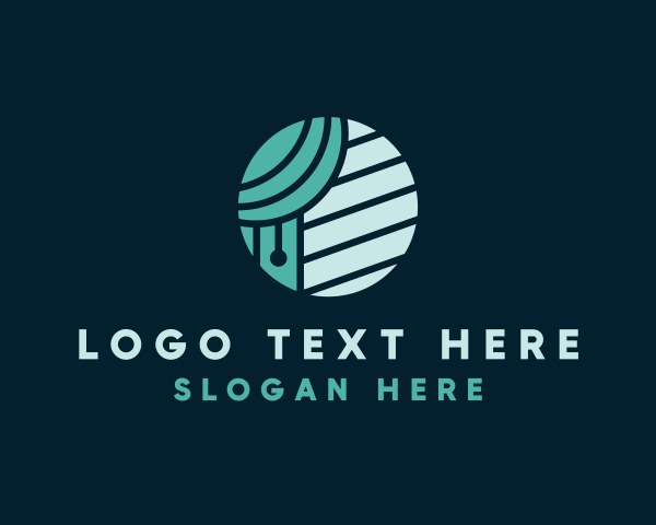 Windows - Curtain Window Jalousie logo design