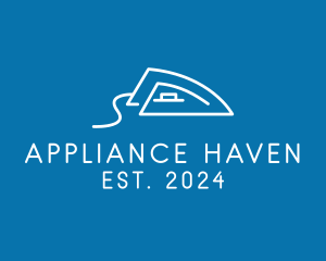Appliances - Simple Abstract Flat Iron logo design