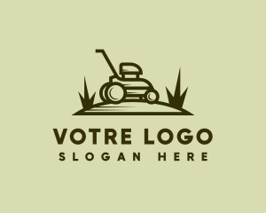 Lawn Mower Garden Logo