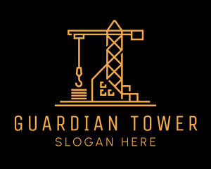 Residential Property Crane logo design