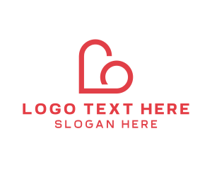 Lingerie - Dating Heart Cloud logo design
