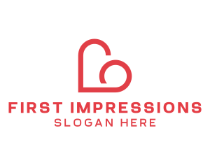 Date - Dating Heart Cloud logo design