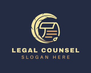 Notary Legal Document logo design