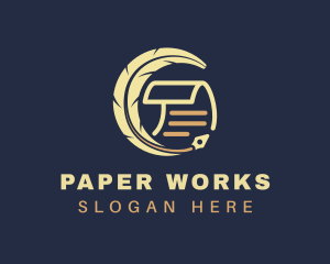 Document - Notary Legal Document logo design