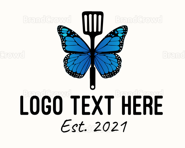 Butterfly Spatula Chef Logo