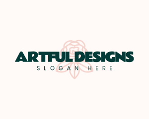 Premium Rose Wordmark logo design