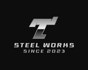 Steel - Steel Industrial Construction logo design