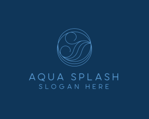 Sea Water Wave logo design