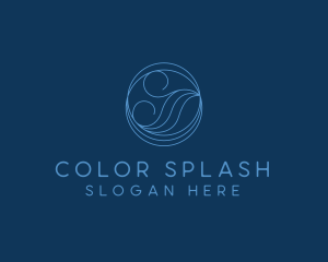 Sea Water Wave logo design