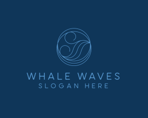 Sea Water Wave logo design