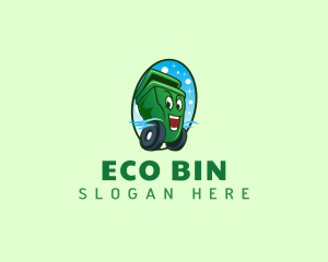 Bin - Cleaner Trash Bin logo design