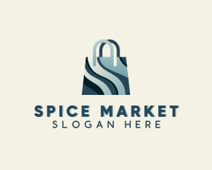 Market Shopping Bag logo design