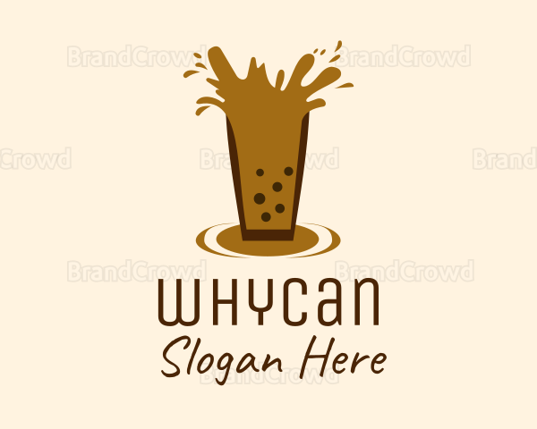 Milktea Splash Cup Logo