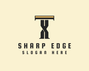 Razor - Barbershop Shaving Razor logo design