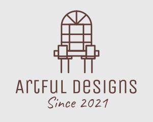 Window Dining Furniture logo design