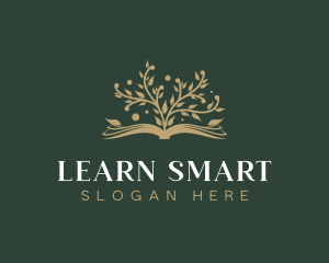 Tutoring - Learning Tree Book logo design