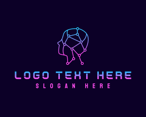 Artificial Intelligence - Cyber Artificial Intelligence logo design
