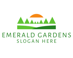 Natural Lawn Gardening logo design