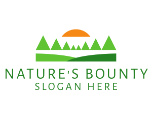 Natural Lawn Gardening logo design