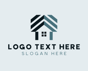 Residential - Roof Property Roofing logo design