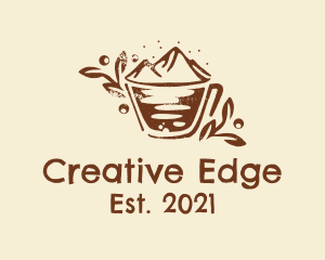 Cappuccino - Rustic Mountain Coffeehouse logo design